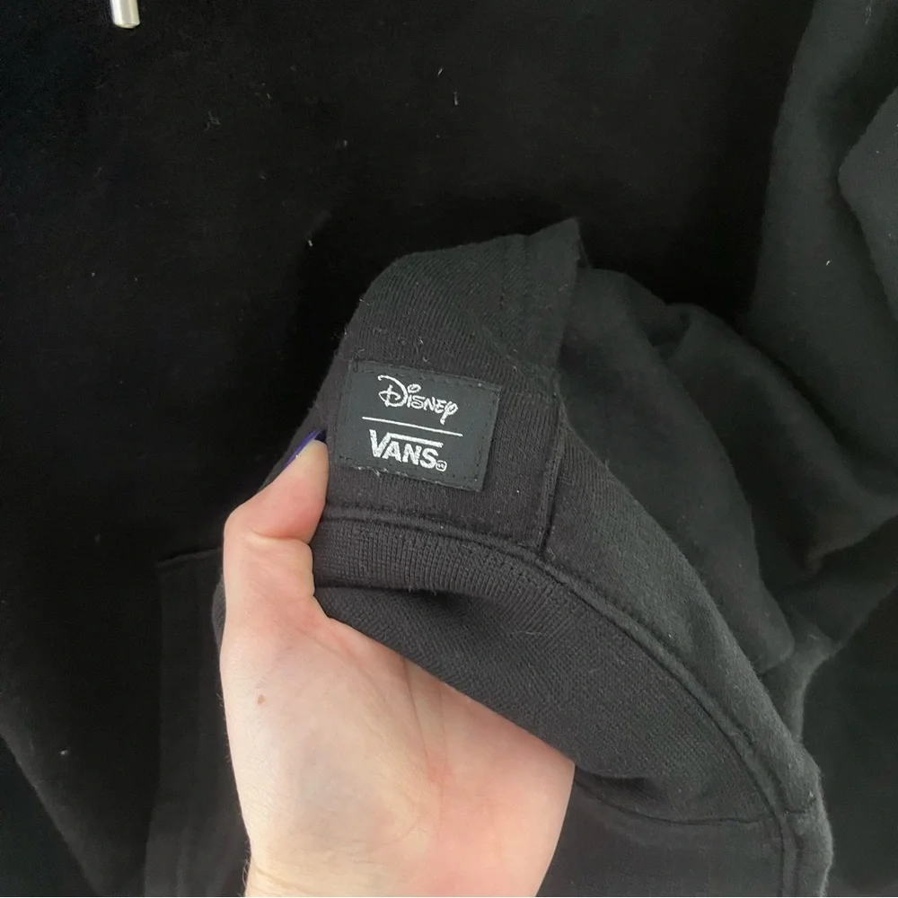 Disney X Vans The Lion King Scar Black Hoodie Size Small - Picture 5 of 15